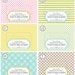Teacher Gift: You Touched My Heart Treat Bag Tags - Printable PDF