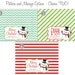 Christmas Treat Bag Tags: Snowman - Printable PDF