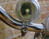 LED Bicycle Lantern Bike Lights  --  Retro look  --  made from recycled jars