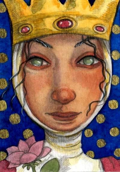 Medieval Queen Painting