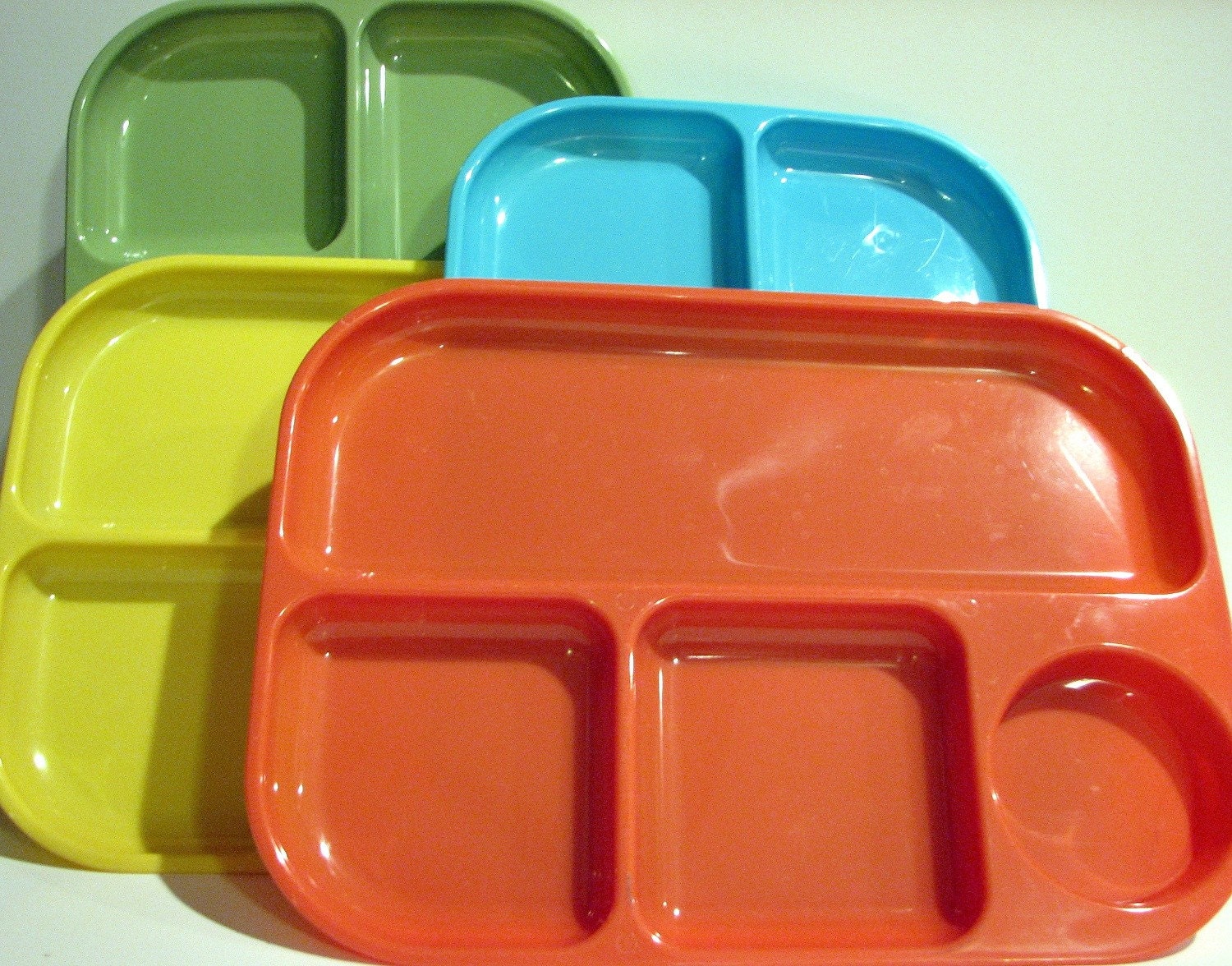 retro kidsized cafeteria style divided lunch by twangvintage