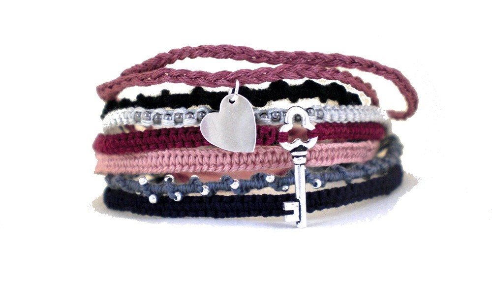 Love Story Friendship Bracelets - Set of 7
