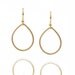 Simple Gold Earrings - Teardrop Earrings