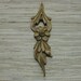 Wood Flower - handcarved made from reclaimed wood - ecofriendly home decor or holiday ornament