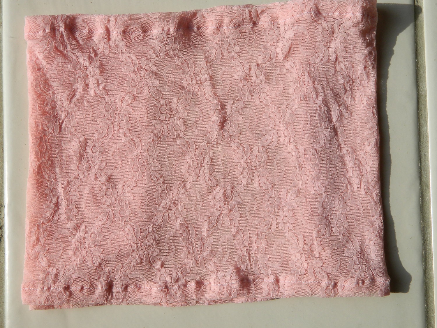 Light Pink  Lace Bandeau, Bra Cover Up
