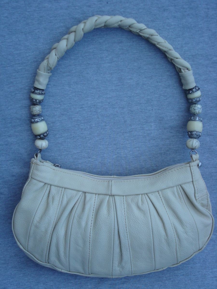 Bone Leather Handbag