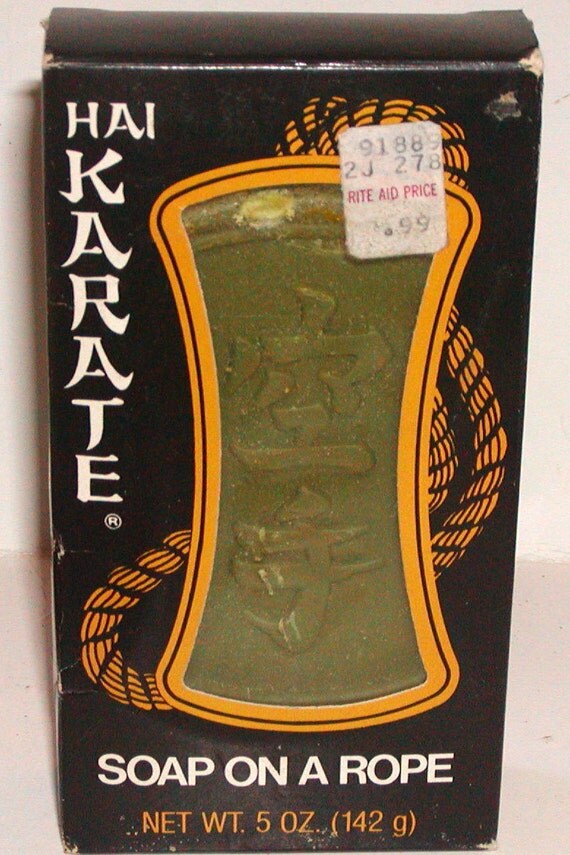 Vintage Leeming HAI KARATE Soap on a Rope Mens by damosel on Etsy