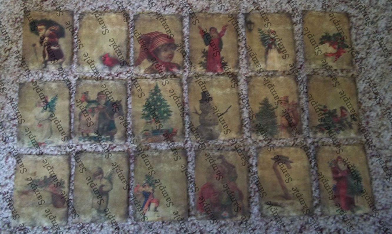 Primitive Pantry  Labels- Christmas-Winter- Set 30