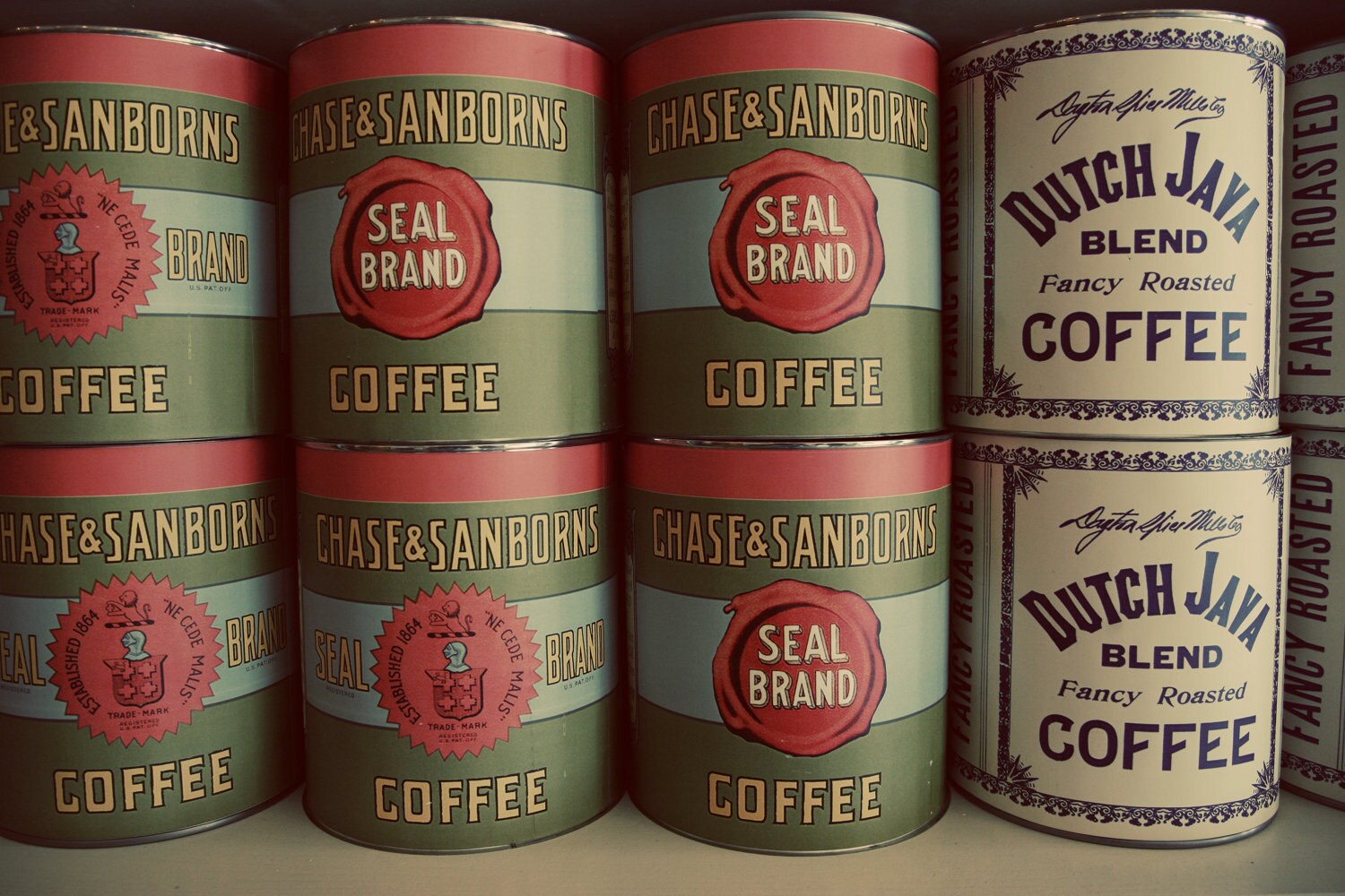 Vintage Coffee Tins