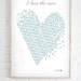 I Love The Rain print