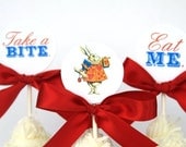 Cupcake Topper Kit . Royal Alice in Wonderland Collection . by Loralee Lewis