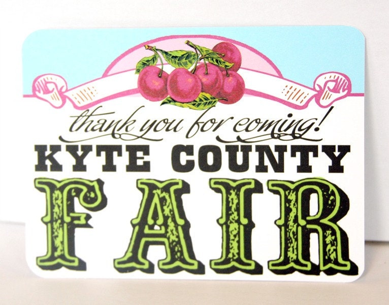 Favor Tags . Spring County Fair Collection . by Loralee Lewis