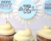 Cupcake Topper . French Parlour Collection . by Loralee Lewis
