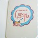 Thank You Note . Vintage Tea Party Collection . by Loralee Lewis