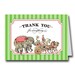 Thank You Notes . Come One Come All Collection (Green) . by Loralee Lewis