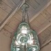 Handcrafted Blue Green Vintage Mason Three Jar Pendant Light