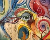 Abstract Music Card