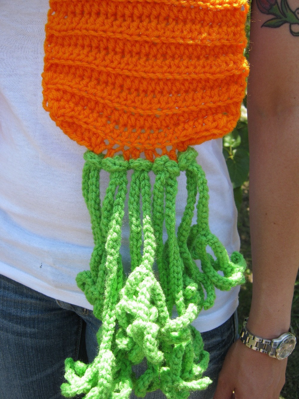 Orange you Big Giant Orange Carrot Scarf