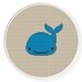 Instant download,free shipping,Cross stitch pattern, PDF,whale,zxxc0091