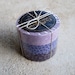 Japanese Washi Masking Tape Coffret du Couturier Series - Violet Purple Lavender floral flowers