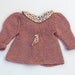 Ancient pink stylish baby sweater