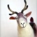 Ingemar - Felt Reindeer. Art Puppet, Marionette, Stuffed Animal, Felted Toy. MADE TO ORDER