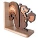 Squirrel Wooden Animal BookendHeirloom: Kids Baby Nursery Children