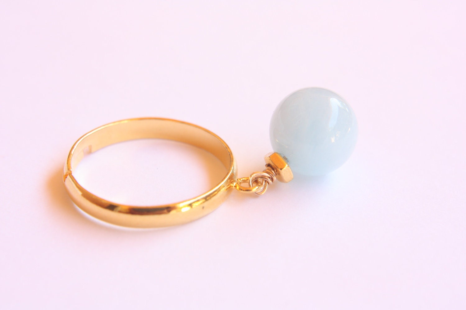 Rock Candy Aquamarine Ring by Catilla, Aquamarine Stone