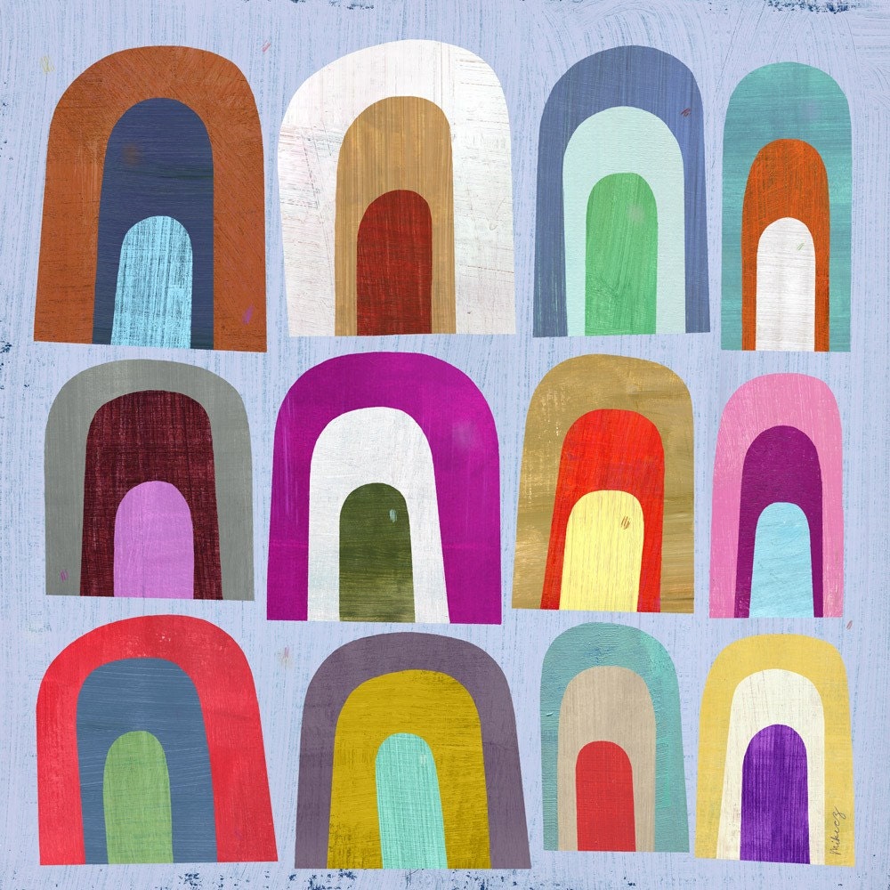 Mini Arch Abstract Print