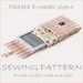 INSTANT DOWNLOAD Padded e-reader sleeve PDF sewing pattern for Kindle, nook and ipad plus bonus instructions for other devices