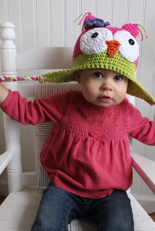 Owly Hat - customize your colors and size