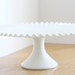 Vintage Fenton Hobnail Milk Glass Cake Plate