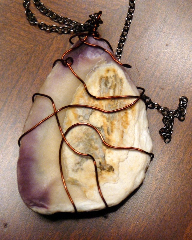LARGE Shell Pendant, Doublesided