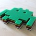 Invader Dudes from Outer Space Acrylic Coasters