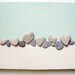 One Of A Kind Unique Wedding Gift - 3D Art Wall decoration - genuine Heart shaped Beach rocks