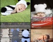 Instant Download Crochet Pattern - Basic Bear - Cuddle Critter Cape - Newborn photography prop