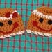 Instant Download Crochet Pattern- No 44 Gingerbread boy & girl - Cuddle Cape Set -Photography Prop