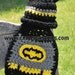 Instant Download Crochet Pattern - No 21 - Batbaby and sidekick - Cuddle Cape Set