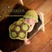 The Original Crochet Hatchling Turtle Cuddle Critter Cape Set  NB Photo Prop