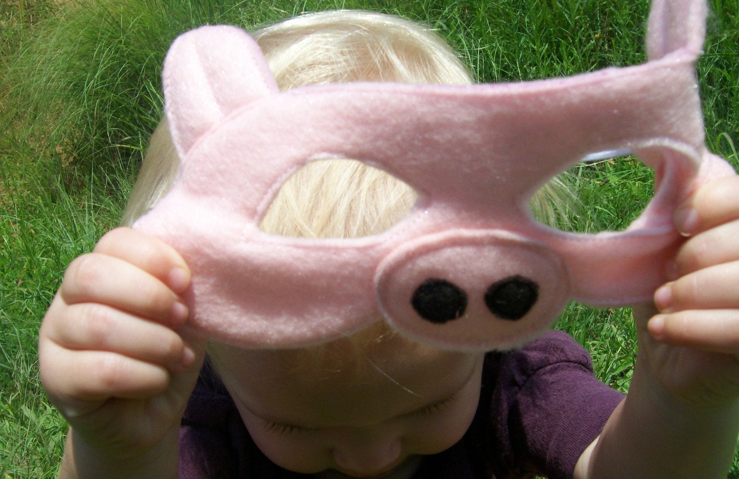 Felt Little Piggy Mask