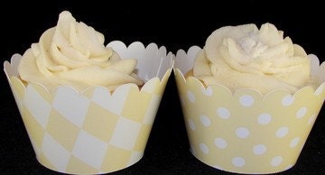 Yellow Cupcake Wrappers