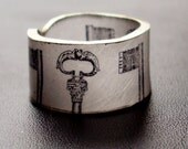 Skeleton Key Ring - Choose Your Size