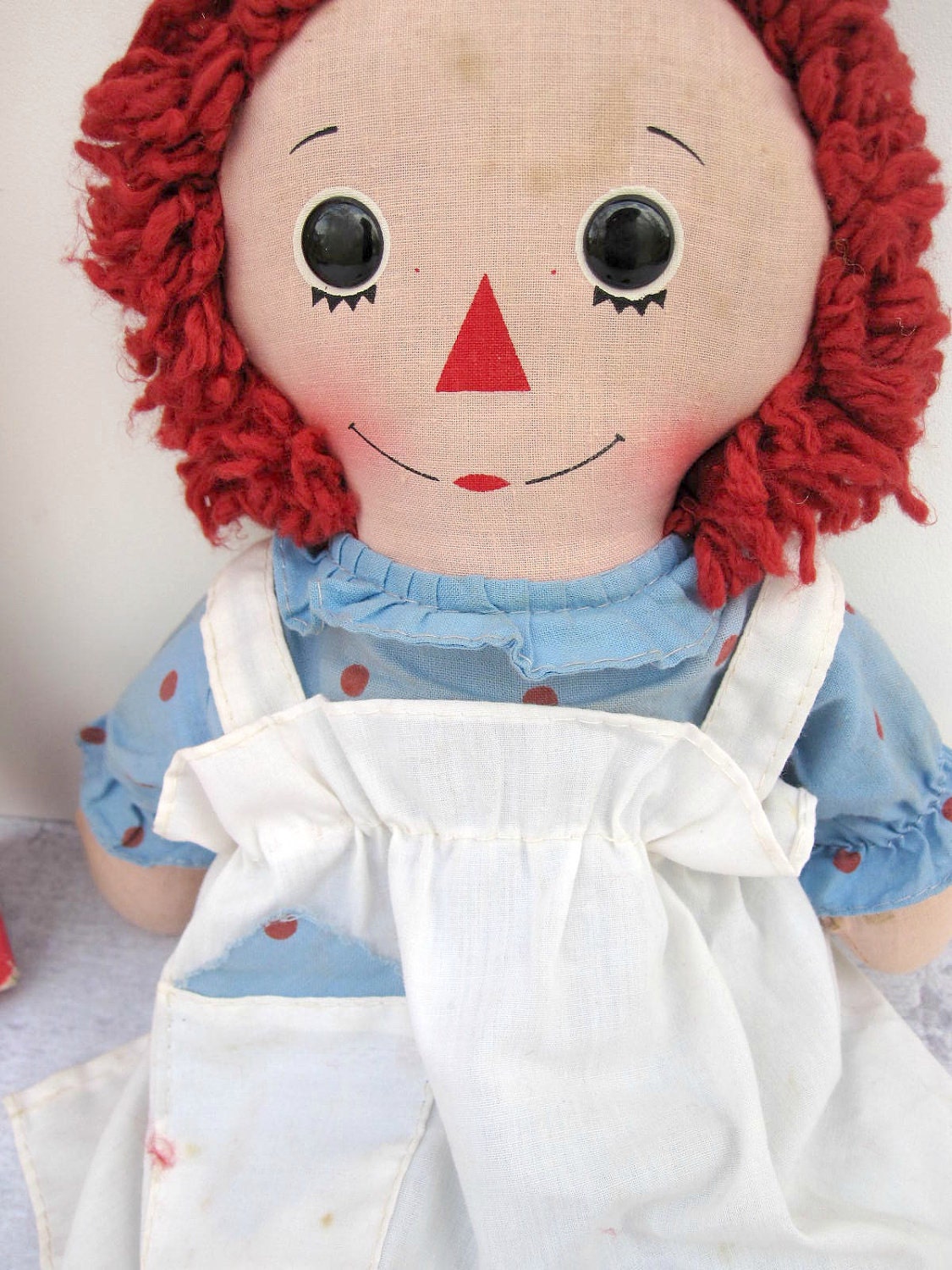 Raggedy Ann Doll with Original Box - 1976 Knickerbocker Raggedy Ann Toy Doll