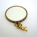 Compact Pocket Mirror - 2 Sided Magnifying Mirror - Gold Cherub Mirror for Her