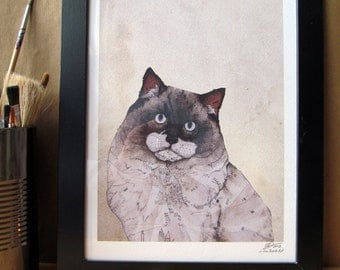 Mr. Ragdoll Cat  // A4 Print