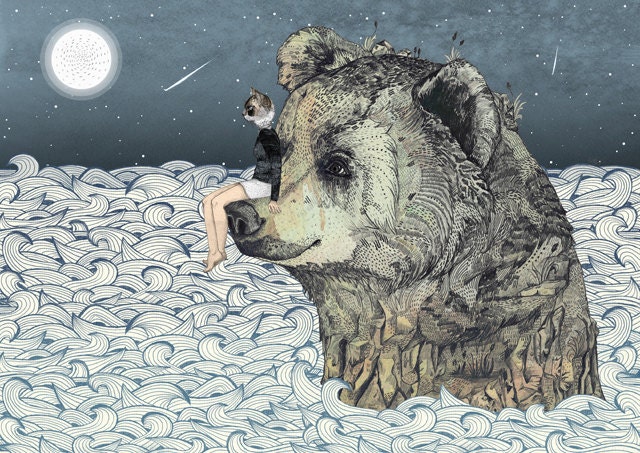 Bear Rock // A5 Print 5x8