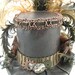 Mini Top Hat - Brown Gears and Time Travel Steampunk Victorian