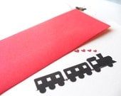 Valentine I Love You Card - I Choo-Choo-Choose You, Single