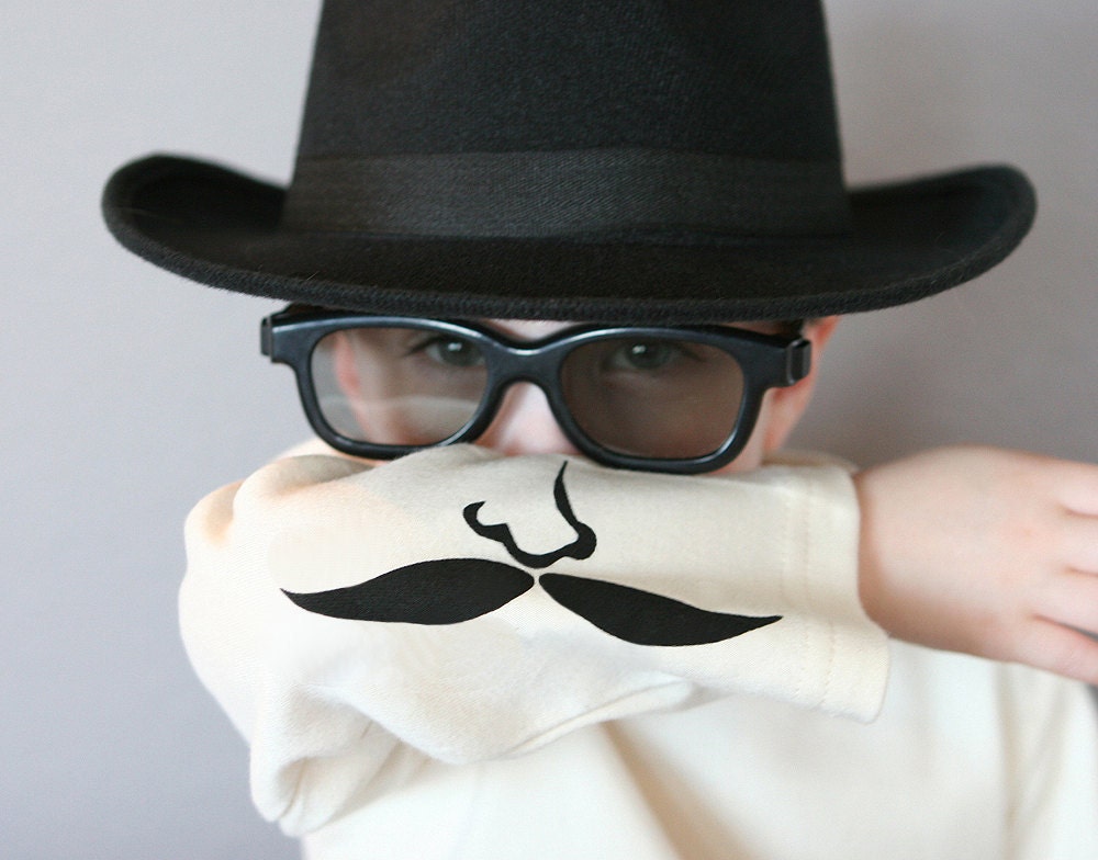 Boys Shirt,  Organic Cotton, Long Sleeves, Sizes 2T 3T 4T  The Cuddle Loom. Secret Agent.