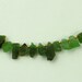 Rough emerald briolette beads 7-14mm 4 inch strand